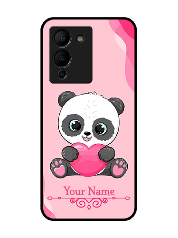 Custom Infinix Note 12 Turbo Custom Metal Phone Case - Cute Panda Design