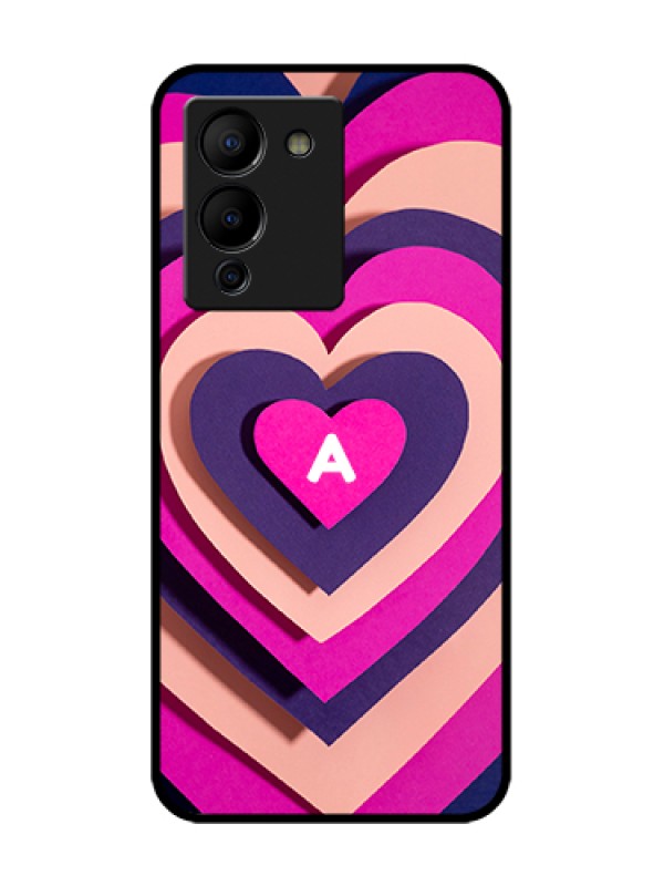 Custom Infinix Note 12 Turbo Custom Metal Phone Case - Cute Heart Pattern Design
