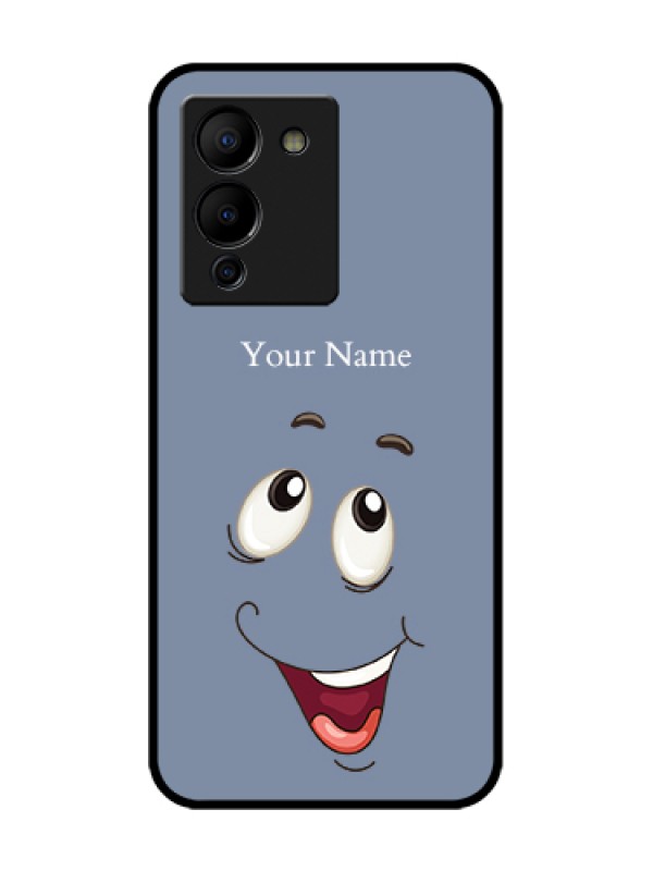 Custom Infinix Note 12 Turbo Custom Metal Phone Case - Laughing Cartoon Face Design