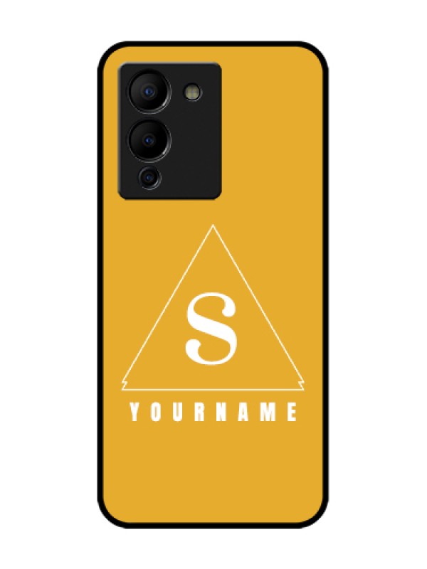 Custom Infinix Note 12 Turbo Custom Metal Phone Case - Simple Triangle Design