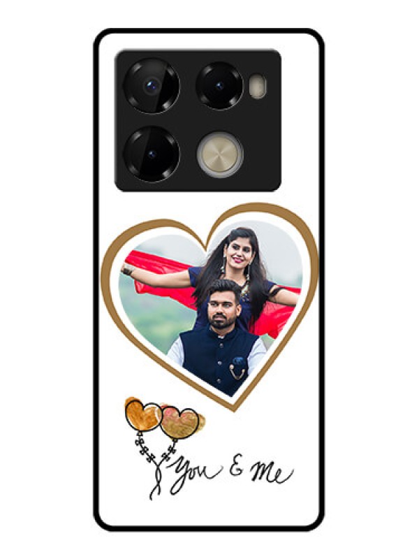 Custom Infinix Note 40 Pro Plus 5G Custom Metal Phone Case - You and Me Design