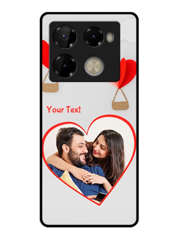 Custom Infinix Note 40 Pro Plus 5G Custom Metal Phone Case - Parachute Love Design