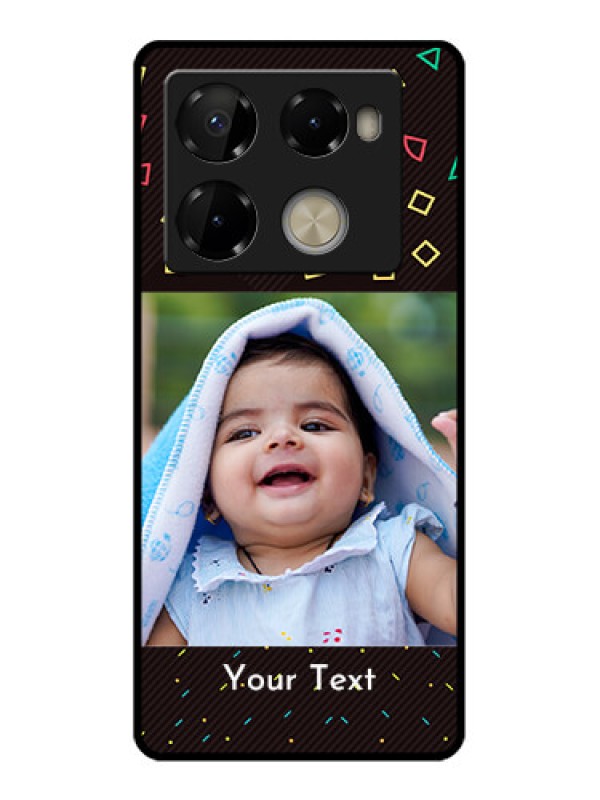 Custom Infinix Note 40 Pro Plus 5G Custom Metal Phone Case - With Confetti Birthday Design