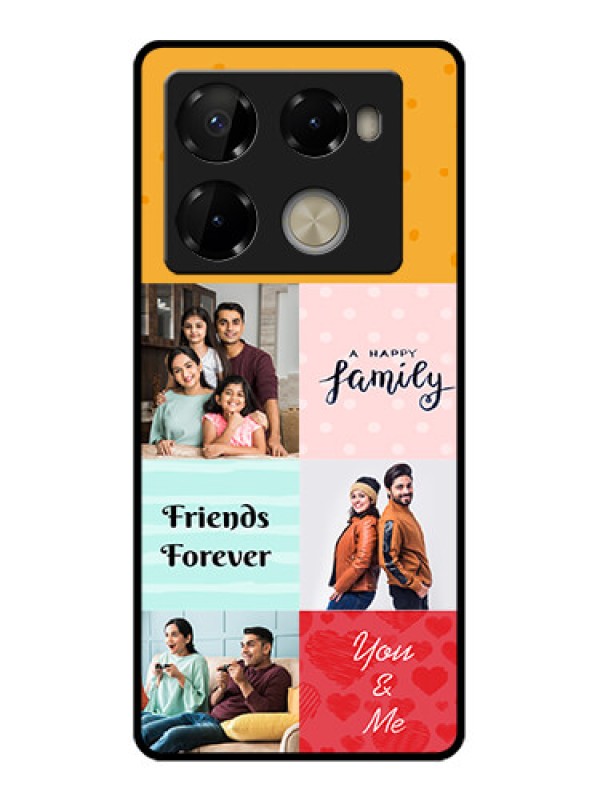 Custom Infinix Note 40 Pro Plus 5G Custom Metal Phone Case - Images With Quotes Design