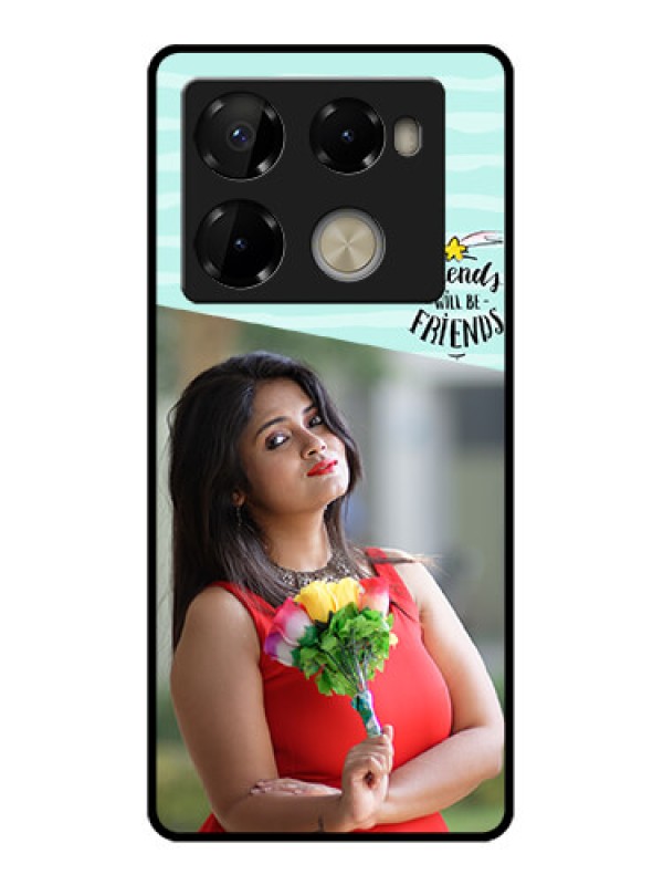 Custom Infinix Note 40 Pro Plus 5G Custom Metal Phone Case - Friends Picture Icon Design