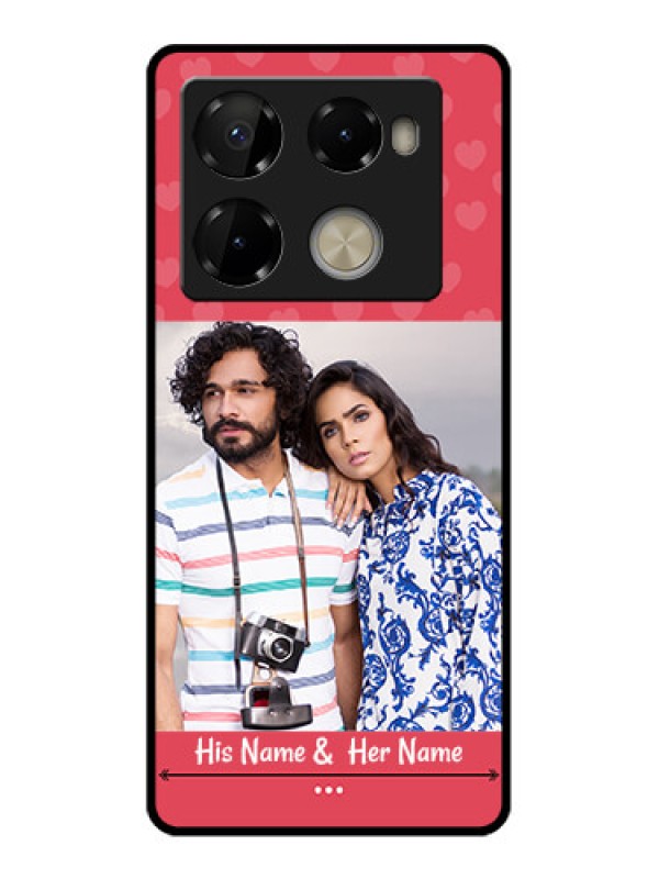 Custom Infinix Note 40 Pro Plus 5G Custom Metal Phone Case - Simple Love Design