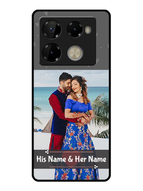 Custom Infinix Note 40 Pro Plus 5G Custom Metal Phone Case - Buy Love Design With Photo Online