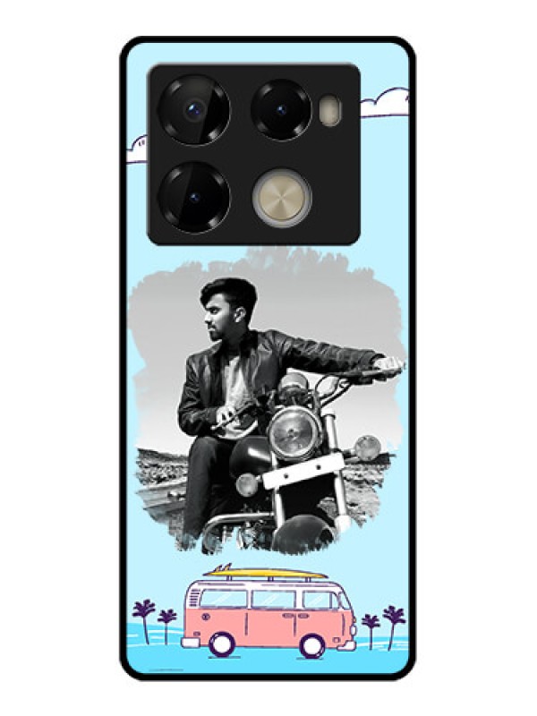 Custom Infinix Note 40 Pro Plus 5G Custom Metal Phone Case - Travel and Adventure Design
