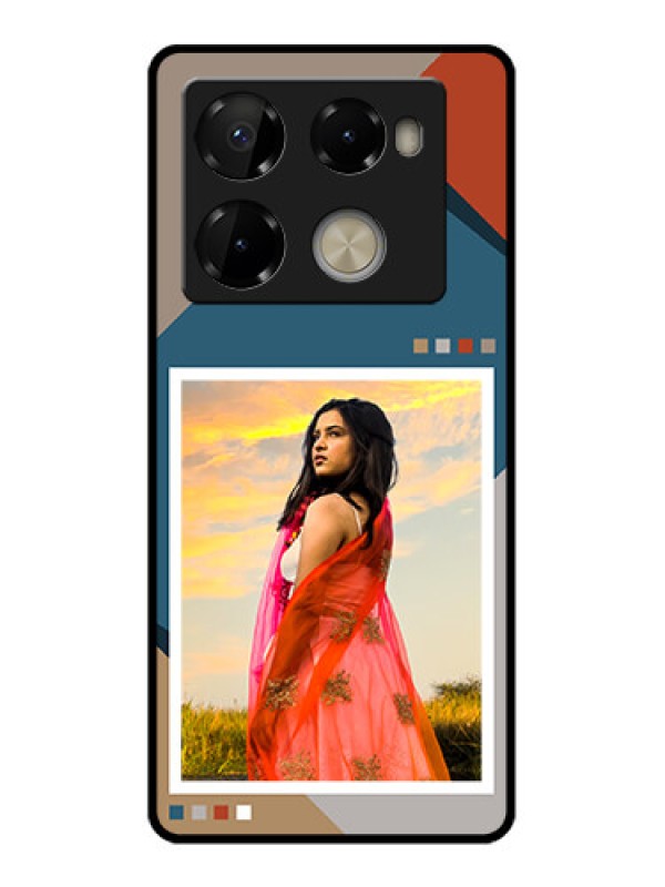 Custom Infinix Note 40 Pro Plus 5G Custom Metal Phone Case - Retro Color Pallet Design