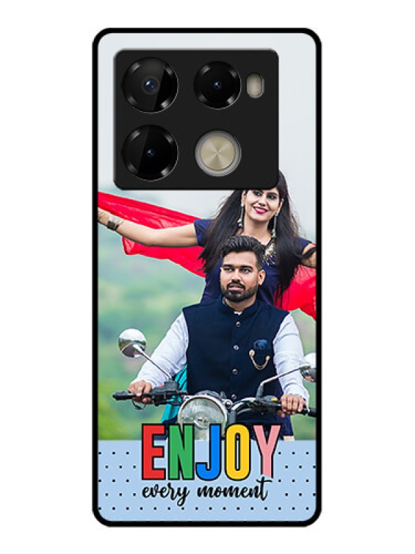 Custom Infinix Note 40 Pro Plus 5G Custom Metal Phone Case - Enjoy Every Moment Design