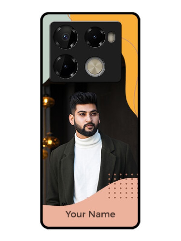 Custom Infinix Note 40 Pro Plus 5G Custom Metal Phone Case - Tri - Coloured Overlay Design