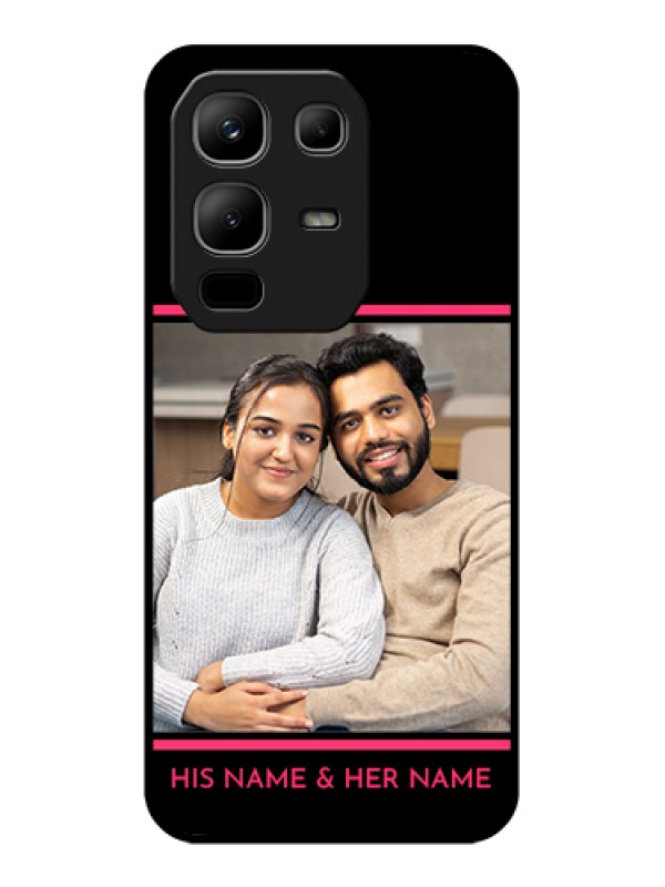 Custom Infinix Note 50x 5G Custom Metal Phone Case - With Add Text Design
