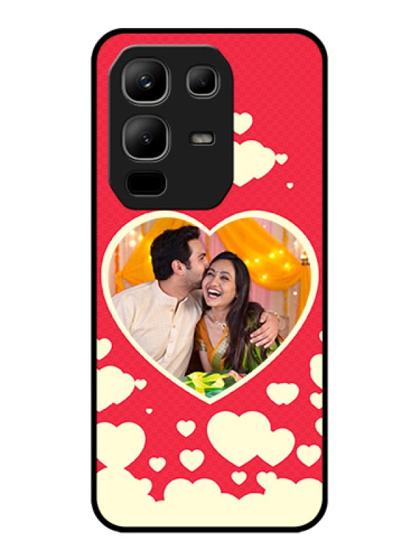 Custom Infinix Note 50x 5G Custom Metal Phone Case - Love Symbols Phone Cover Design