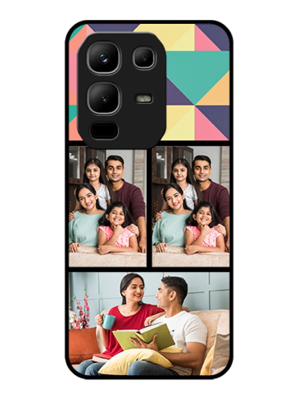 Custom Infinix Note 50x 5G Custom Metal Phone Case - Bulk Pic Upload Design