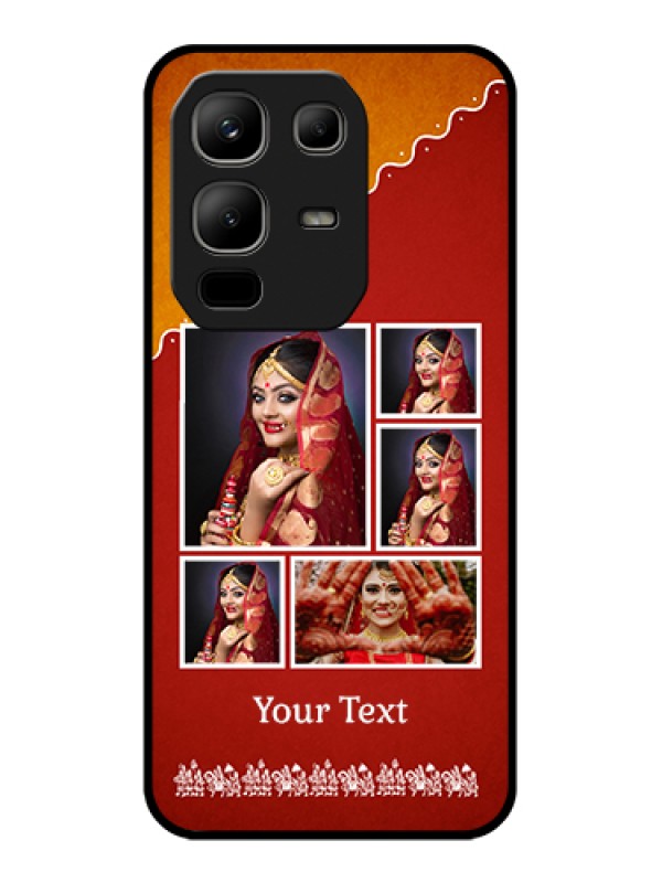 Custom Infinix Note 50x 5G Custom Metal Phone Case - Wedding Pic Upload Design