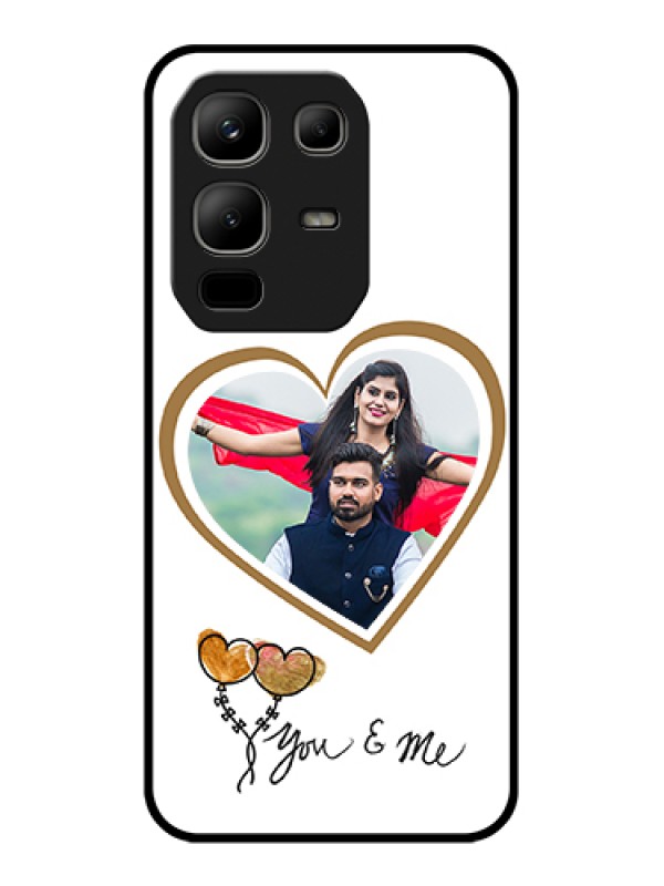 Custom Infinix Note 50x 5G Custom Metal Phone Case - You & Me Design