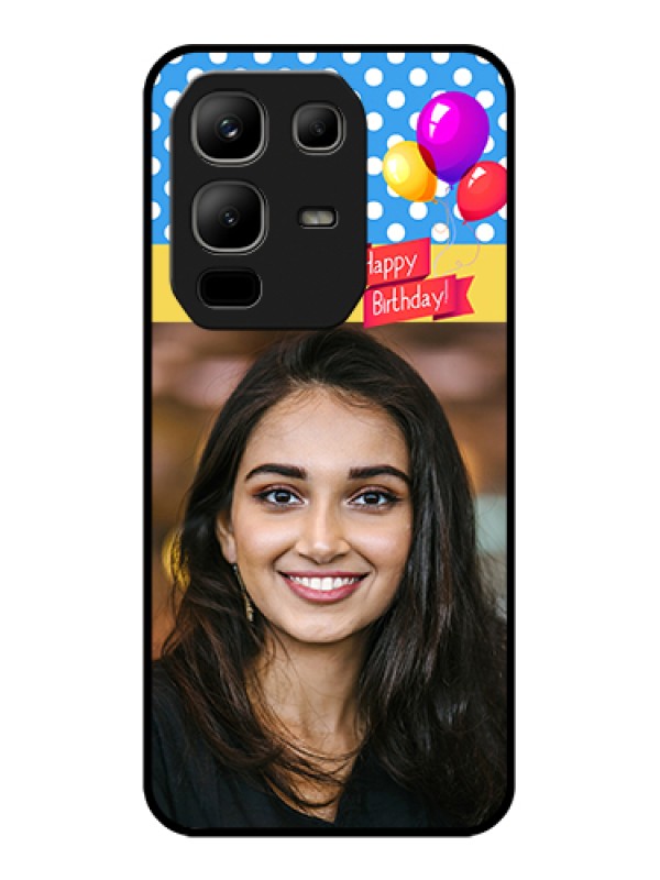 Custom Infinix Note 50x 5G Custom Metal Phone Case - Happy Birthday Design
