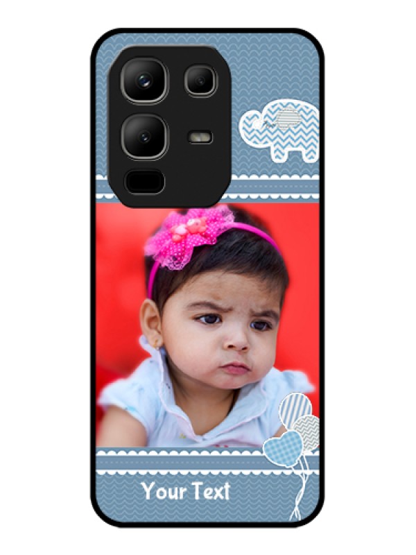 Custom Infinix Note 50x 5G Custom Metal Phone Case - With Kids Pattern Design