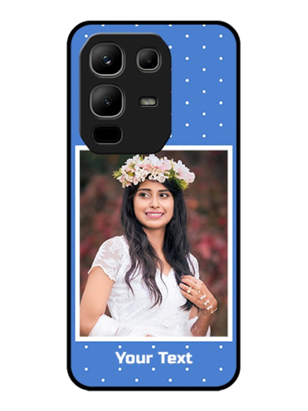 Custom Infinix Note 50x 5G Custom Metal Phone Case - Polka Dots Design