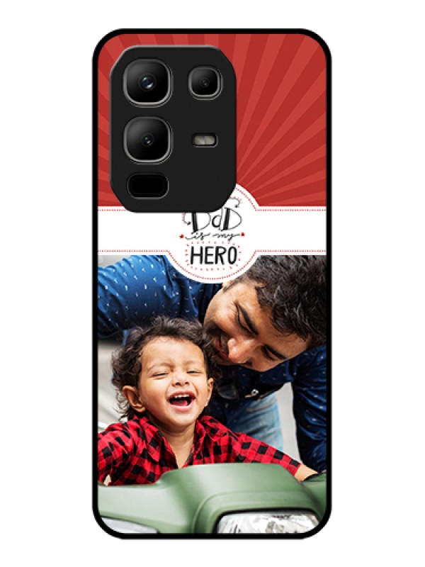 Custom Infinix Note 50x 5G Custom Metal Phone Case - My Dad Hero Design