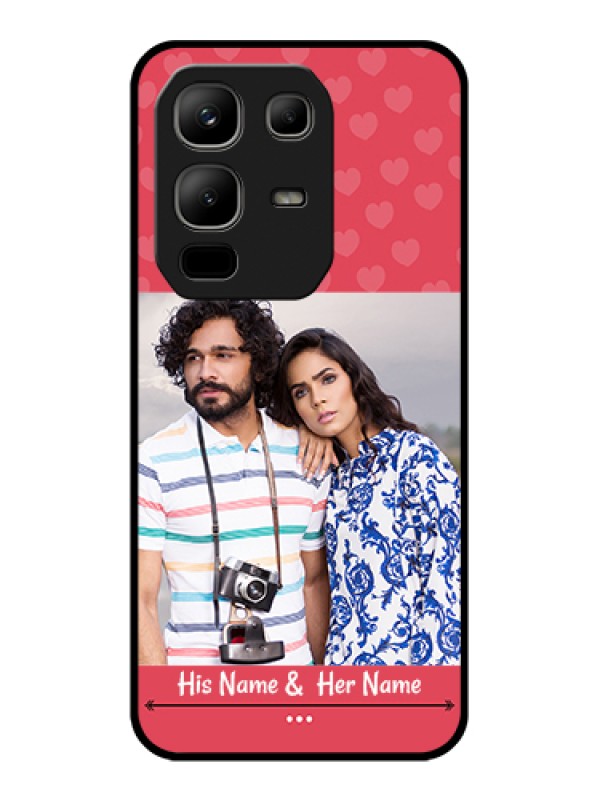 Custom Infinix Note 50x 5G Custom Metal Phone Case - Simple Love Design