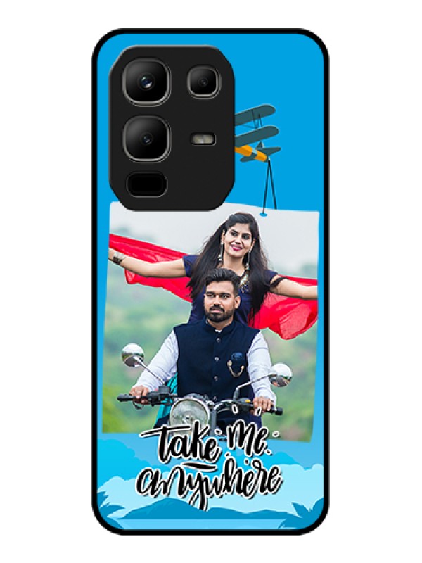 Custom Infinix Note 50x 5G Custom Metal Phone Case - Traveller Design