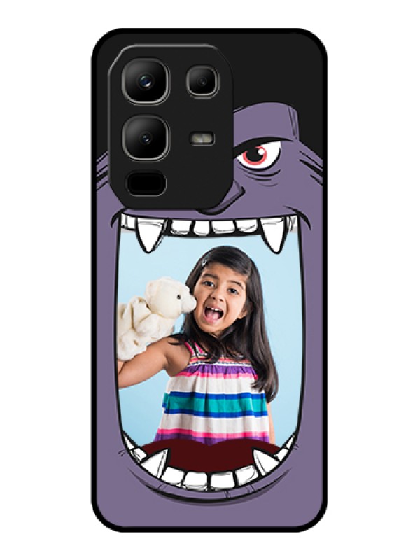 Custom Infinix Note 50x 5G Custom Metal Phone Case - Angry Monster Design