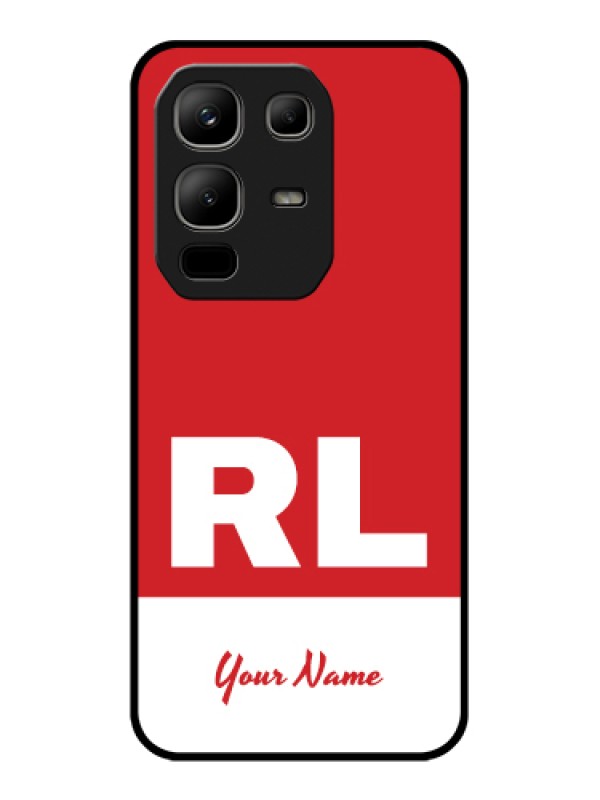 Custom Infinix Note 50x 5G Custom Metal Phone Case - Dual Tone Custom Text Design