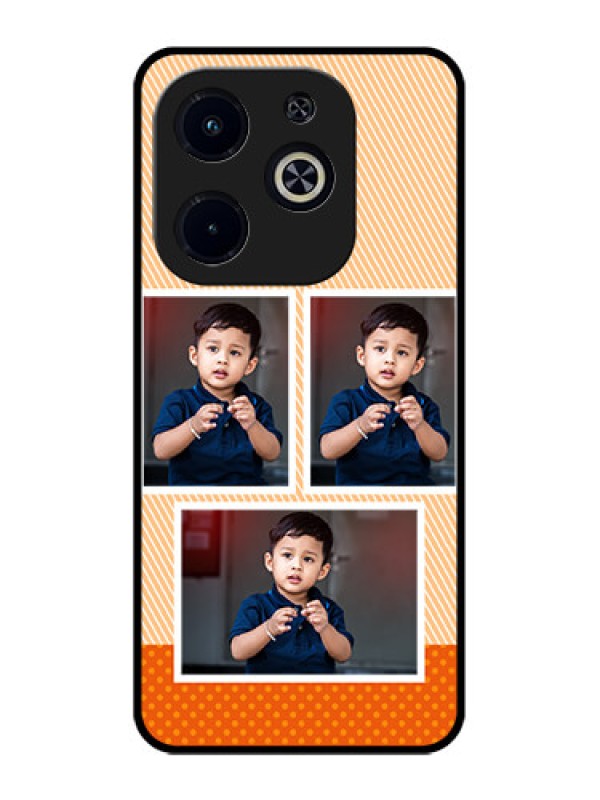 Custom Infinix Smart 8 Plus Custom Metal Phone Case - Bulk Photos Upload Design
