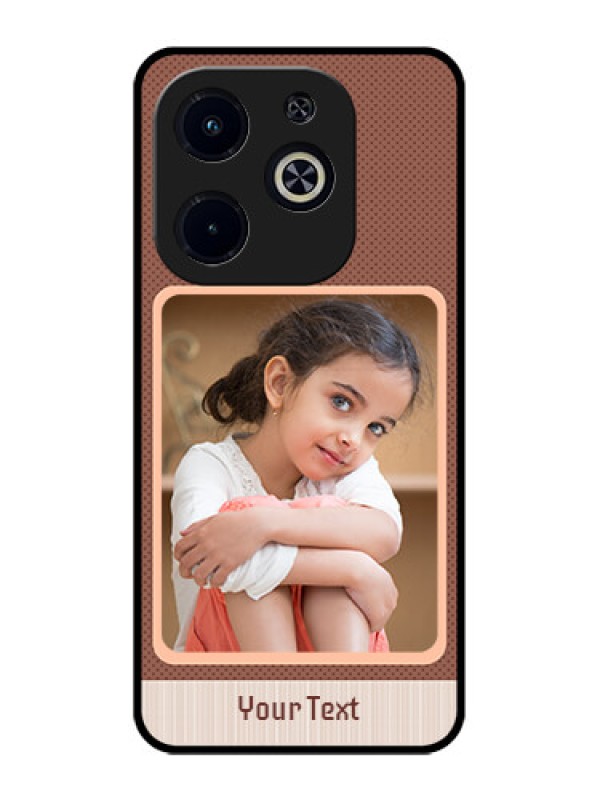 Custom Infinix Smart 8 Plus Custom Metal Phone Case - Simple Pic Upload Design