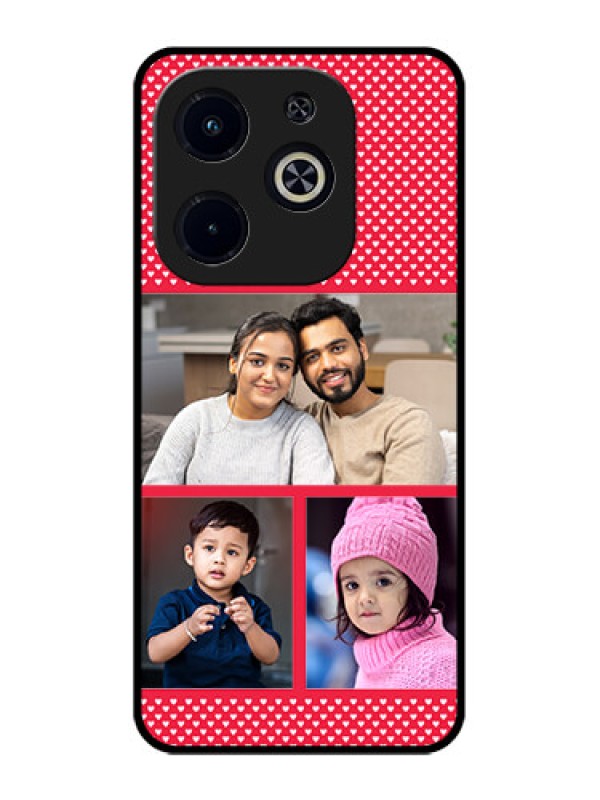 Custom Infinix Smart 8 Plus Custom Metal Phone Case - Bulk Photo Upload Design