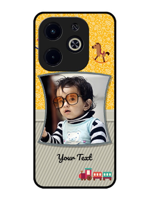 Custom Infinix Smart 8 Plus Custom Metal Phone Case - Baby Picture Upload Design