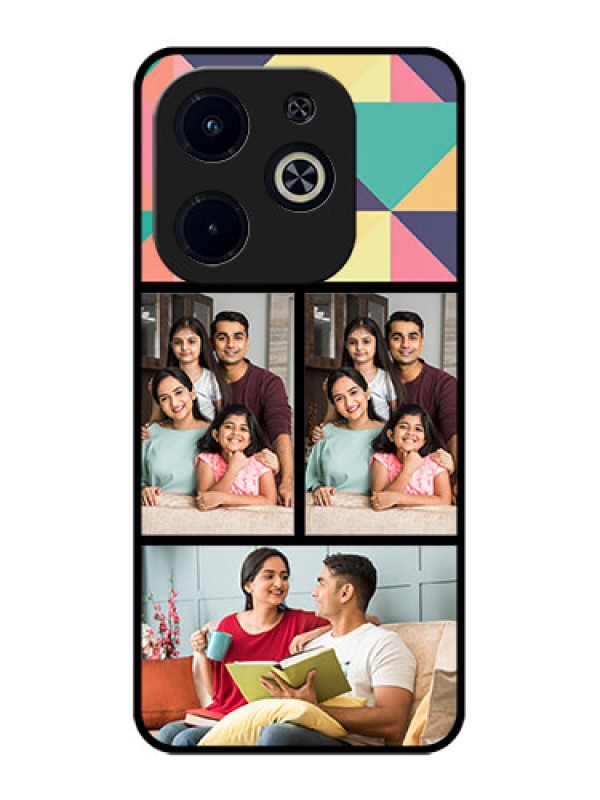 Custom Infinix Smart 8 Plus Custom Metal Phone Case - Bulk Pic Upload Design