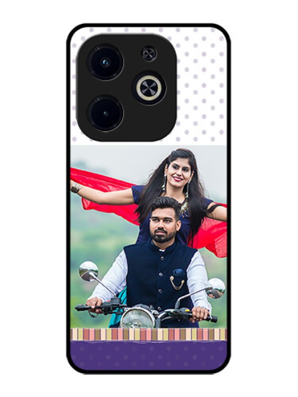 Custom Infinix Smart 8 Plus Custom Metal Phone Case - Cute Family Design