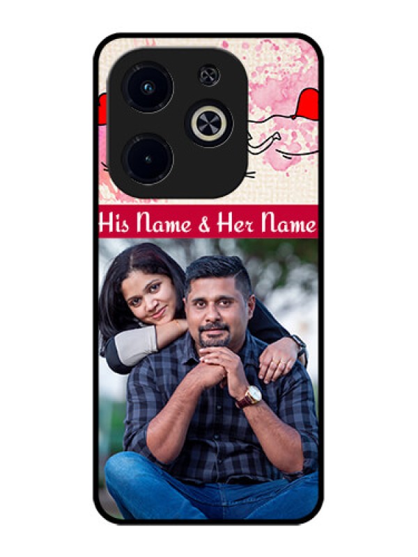 Custom Infinix Smart 8 Plus Custom Metal Phone Case - You And Me Case Design