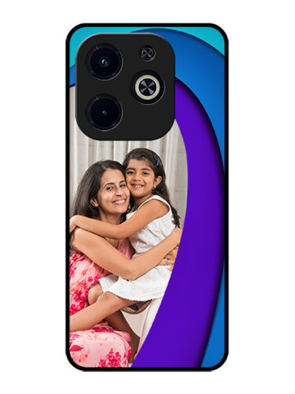 Custom Infinix Smart 8 Plus Custom Metal Phone Case - Simple Pattern Design