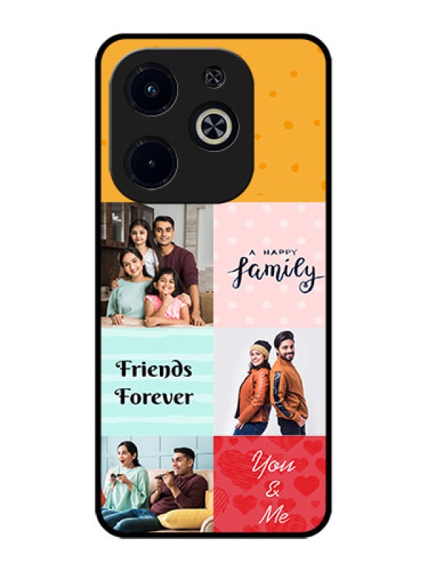 Custom Infinix Smart 8 Plus Custom Metal Phone Case - Images With Quotes Design
