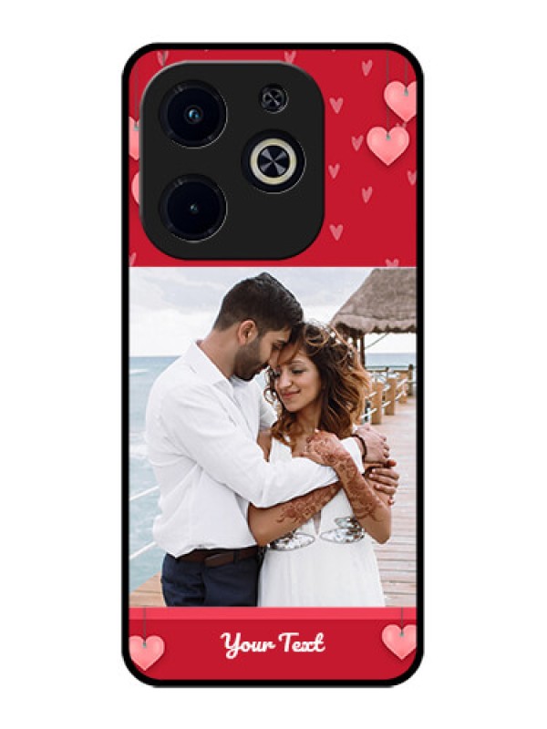 Custom Infinix Smart 8 Plus Custom Metal Phone Case - Valentines Day Design