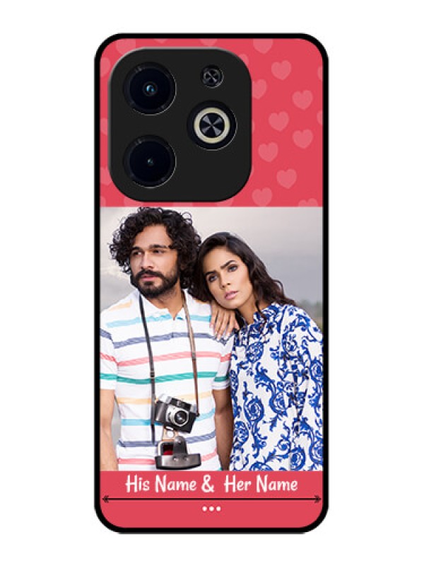 Custom Infinix Smart 8 Plus Custom Metal Phone Case - Simple Love Design