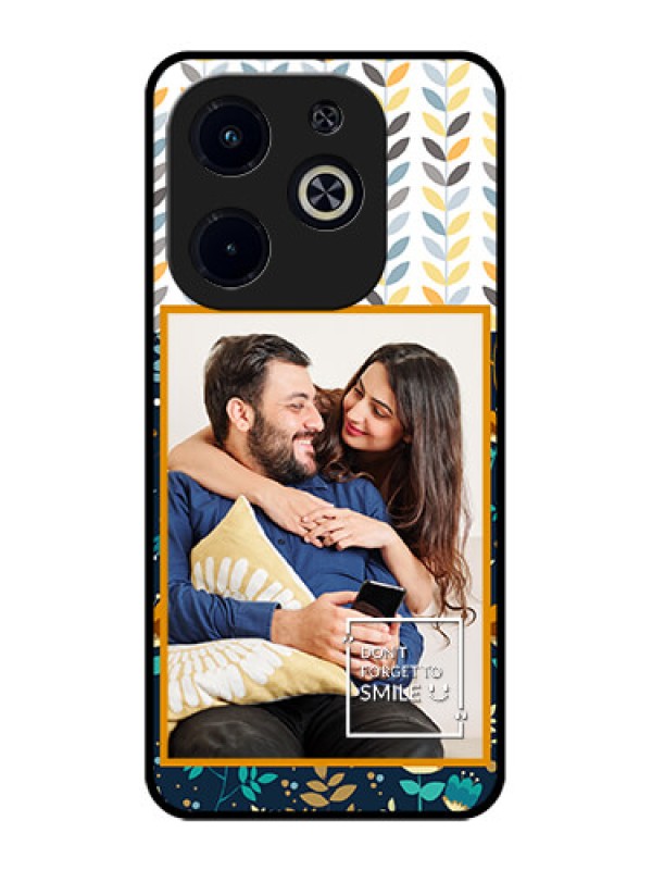 Custom Infinix Smart 8 Plus Custom Metal Phone Case - Pattern Design