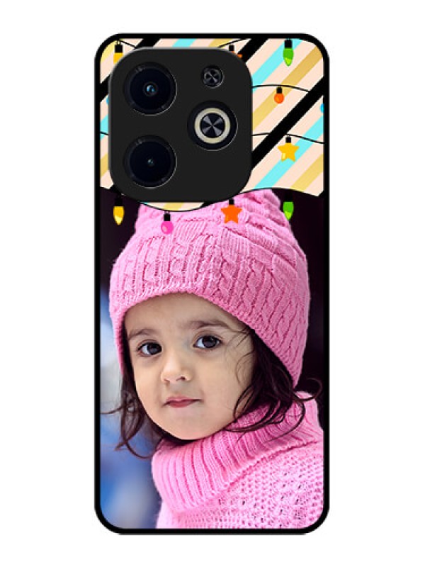 Custom Infinix Smart 8 Plus Custom Metal Phone Case - Lights Hanging Design