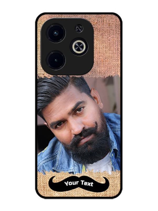 Custom Infinix Smart 8 Plus Custom Metal Phone Case - With Texture Design