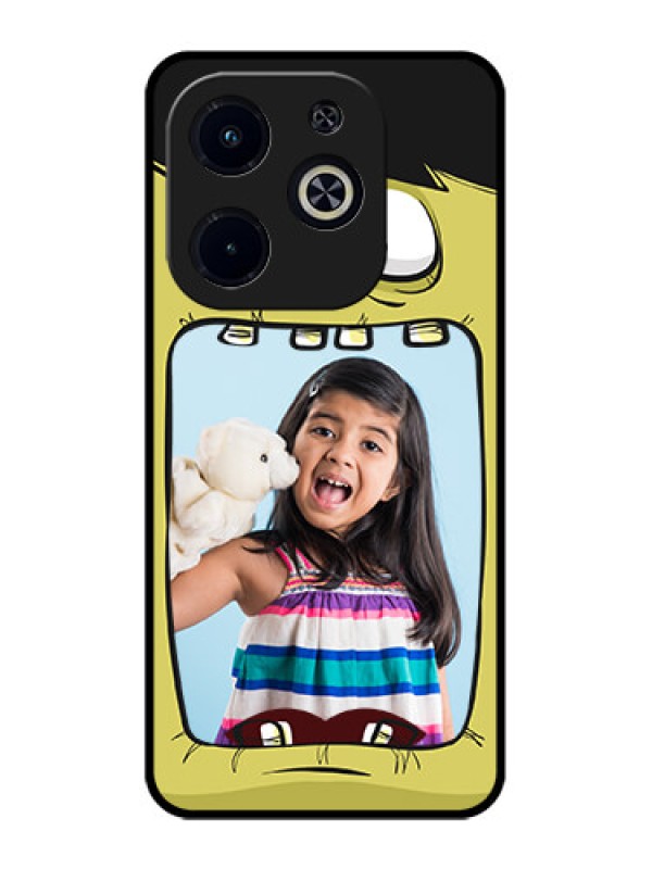 Custom Infinix Smart 8 Plus Custom Metal Phone Case - Cartoon Monster Back Case Design