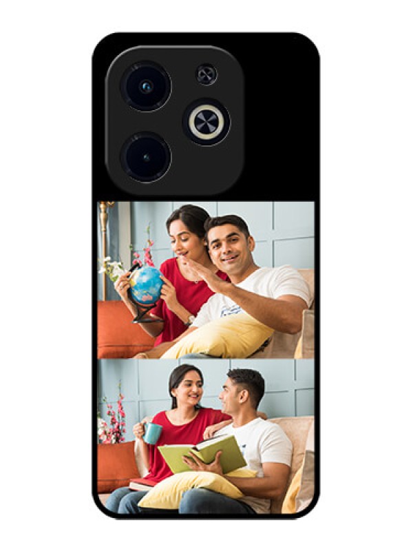 Custom Infinix Smart 8 Plus Custom Metal Phone Case - 2 Images Design