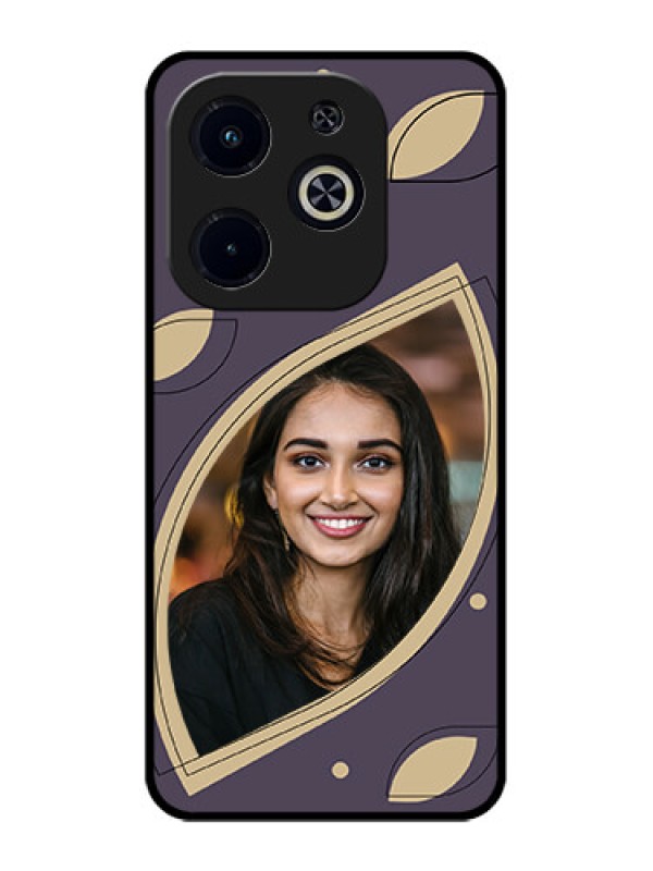 Custom Infinix Smart 8 Plus Custom Metal Phone Case - Falling Leaf Design
