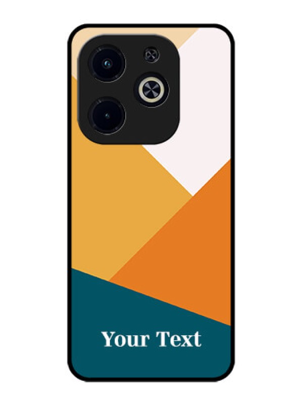 Custom Infinix Smart 8 Plus Custom Metal Phone Case - Stacked Multi - Colour Design