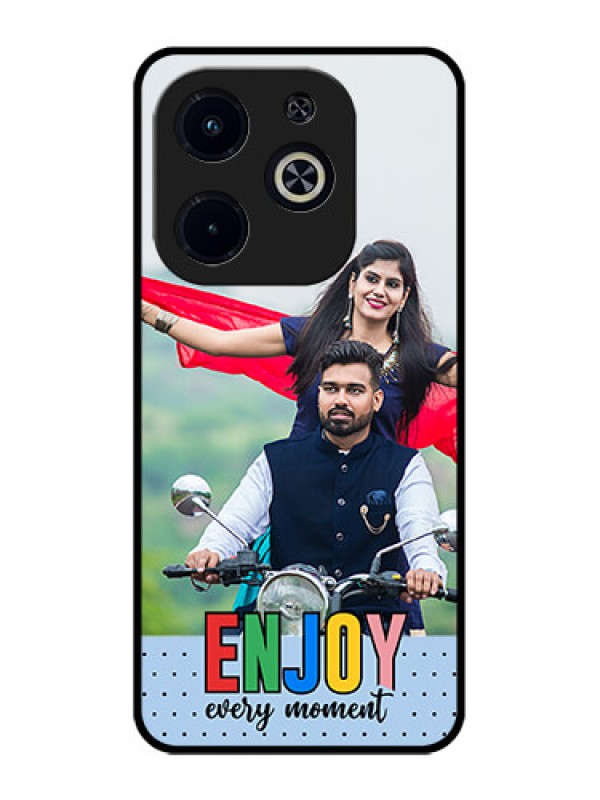 Custom Infinix Smart 8 Plus Custom Metal Phone Case - Enjoy Every Moment Design