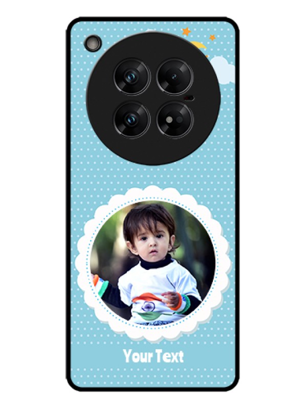 Custom Infinix Zero 40 5G Custom Metal Phone Case - Violet Pattern Design