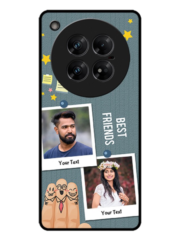 Custom Infinix Zero 40 5G Custom Metal Phone Case - Sticky Frames And Friendship Design