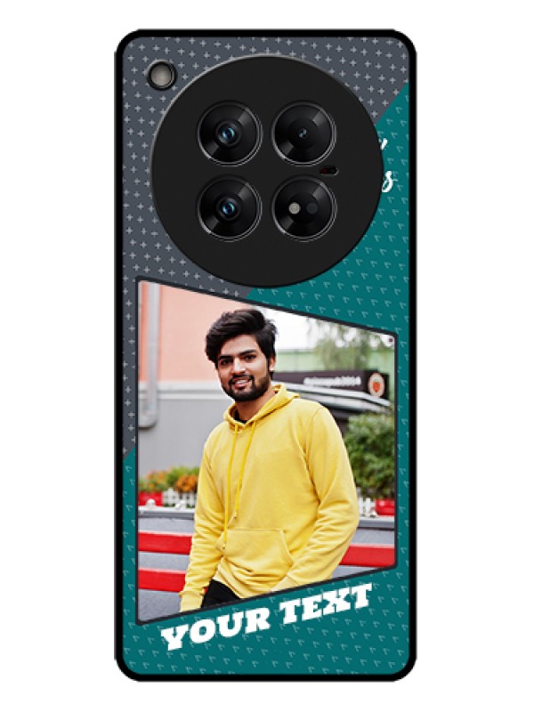 Custom Infinix Zero 40 5G Custom Metal Phone Case - Background Pattern Design With Quote